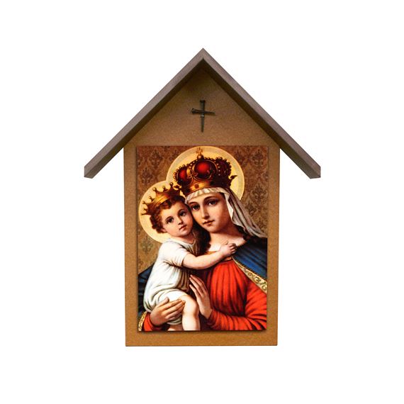 OUR LADY OF GOOD REMEDY OUTDOOR SHRINE - 9” x 11”