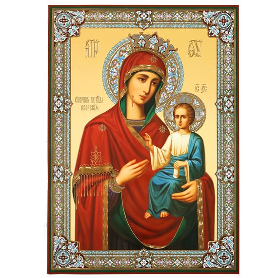 VIRGIN OF IVERSKAYA RUSSIAN ICON