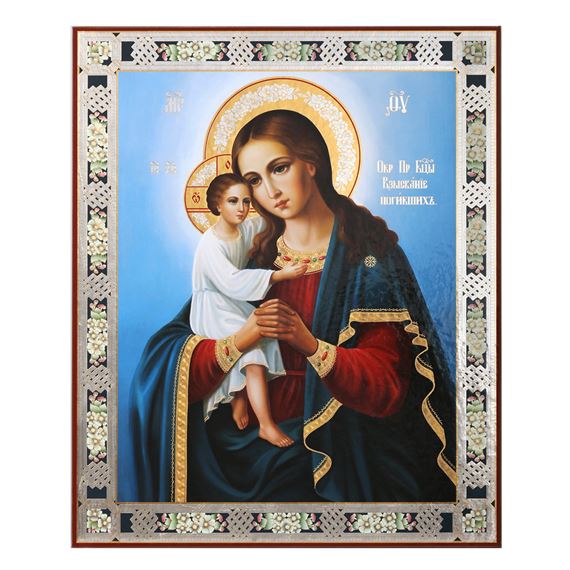 MADONNA AND CHILD ICON