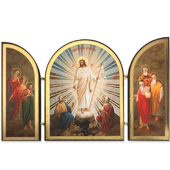 RESURRECTION OF CHRIST TRIPTYCH