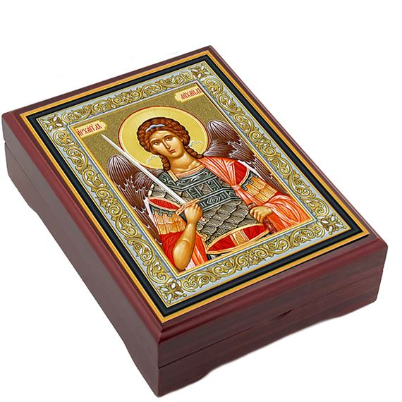 SAINT MICHAEL ICON KEEPSAKE BOX