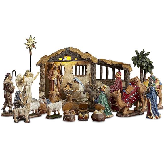 REAL LIFE NATIVITY - COMPLETE 23 PIECE SET - 5" SERIES