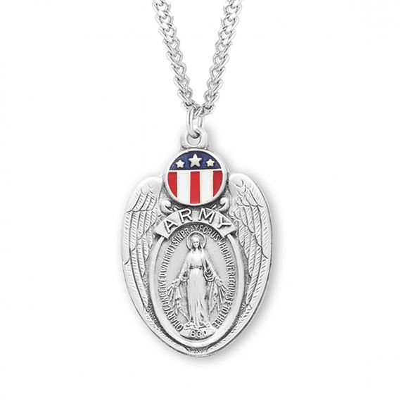 MIRACULOUS MEDAL FOR MILITARY - ARMY