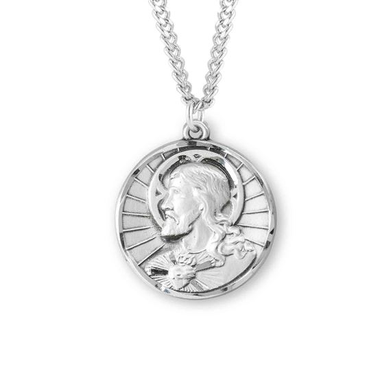 SCAPULAR MEDAL - STERLING SILVER