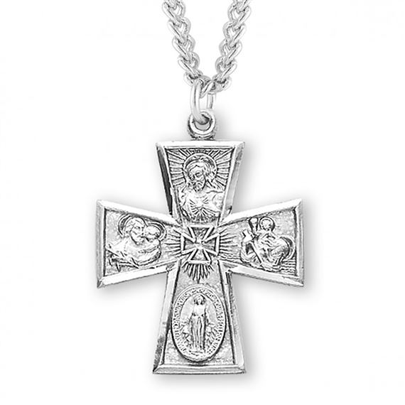 STERLING 4-WAY MEDAL