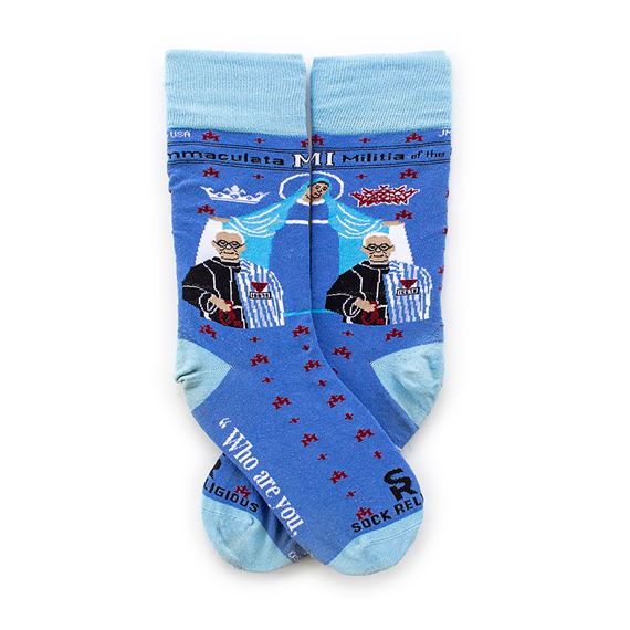 ST. MAXIMILIAN KOLBE - ADULT SOCKS