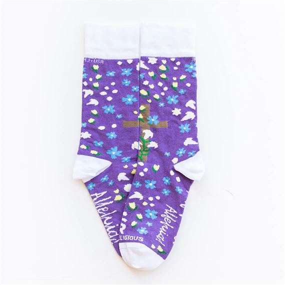 EASTER BLOOM -ADULT SOCKS