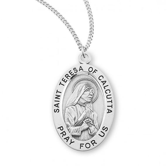 ST. TERESA OF CALCUTTA - STERLING SILVER MEDAL