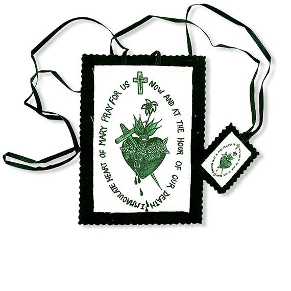 GREEN SCAPULAR SET