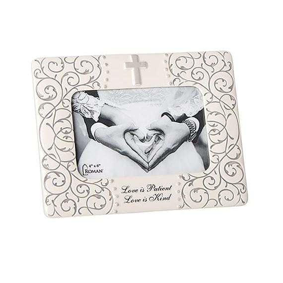 LOVE IS PATIENT WEDDING FRAME
