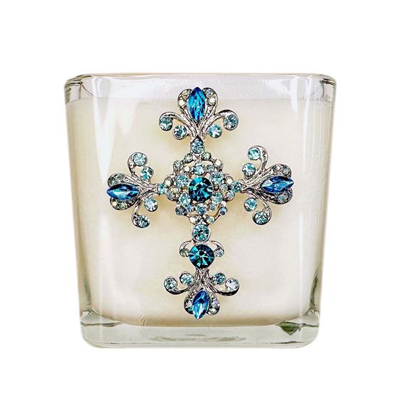 HYSSOP - BIBLICAL OIL CROSS CANDLE