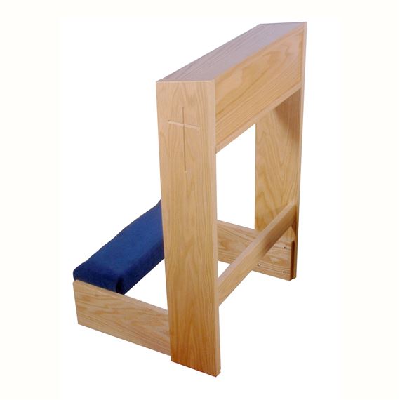 PRIE DIEU - SOLID OAK PRAYER KNEELER