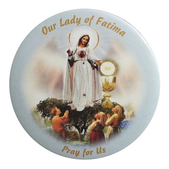 OUR LADY OF FATIMA WITH EUCHARIST MAGNET