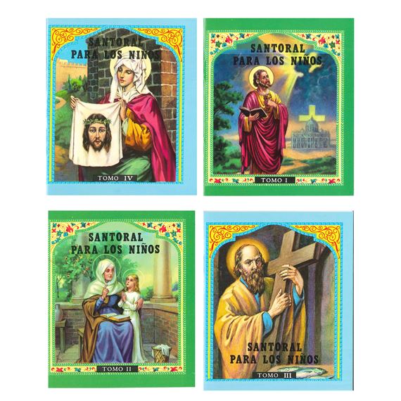 SERIE DE LIBROS DE LOS SANTOS EN ESPAÑOL  1-4