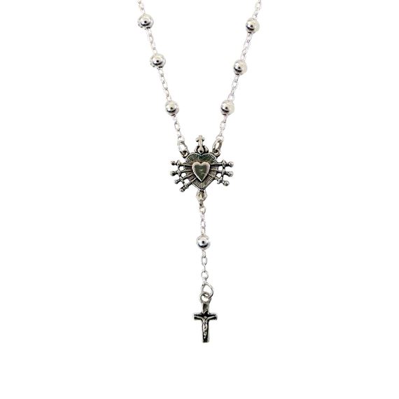 STERLING SILVER SEVEN SORROWS NECKLACE (16")