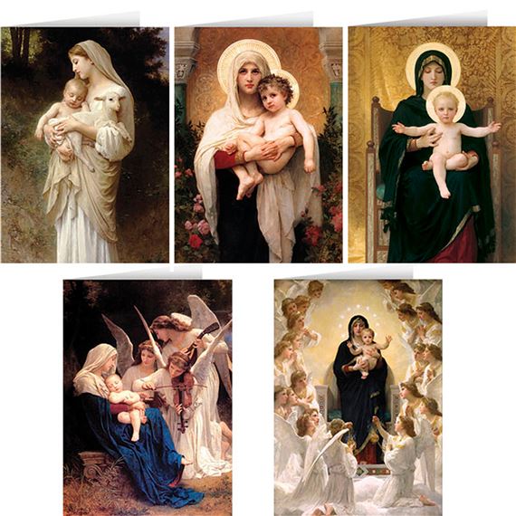 BOUGUEREAU CHRISTMAS CARDS (BOX OF 25)