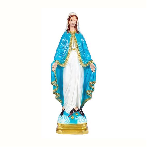 OUR LADY OF GRACE OUTDOOR STATUE - 24" COLOR