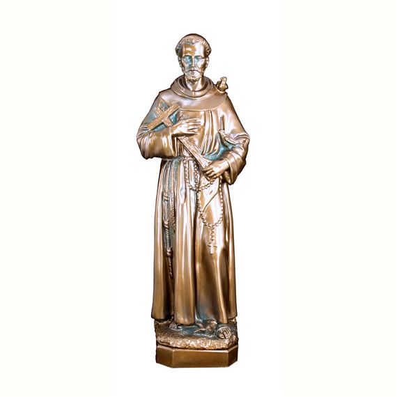 ST. FRANCIS OUTDOOR STATUE - 24" BRONZE