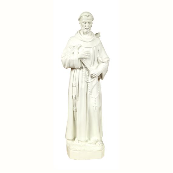 ST. FRANCIS OUTDOOR STATUE - 24" WHITE