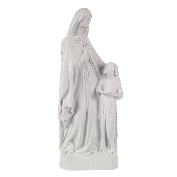 ST. ANNE & MARY OUTDOOR STATUE - 24" GRAY