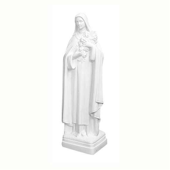 ST. THERESE OUTDOOR STATUE - 24" WHITE