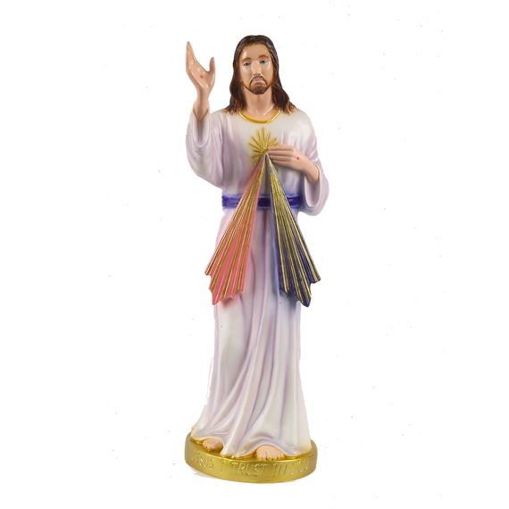 DIVINE MERCY OUTDOOR STATUE - 24" COLOR