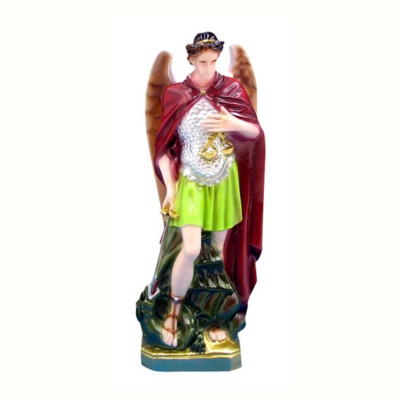 ST. MICHAEL OUTDOOR STATUE - 24" COLOR