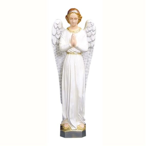 STANDING ANGEL OUTDOOR STATUE - 24" COLOR