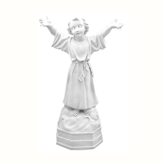 DIVINO NIÑO OUTDOOR STATUE - 32" WHITE