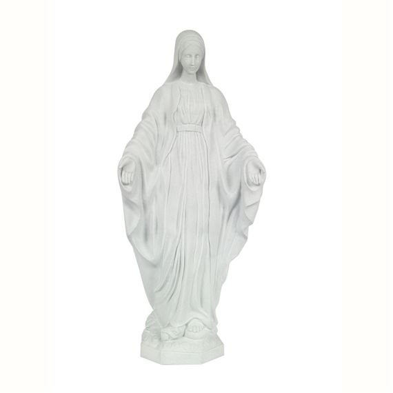 OUR LADY OF GRACE OUTDOOR STATUE - 32" WHITE