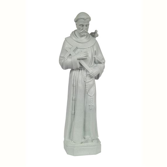 ST. FRANCIS OUTDOOR STATUE - 32" GRAY