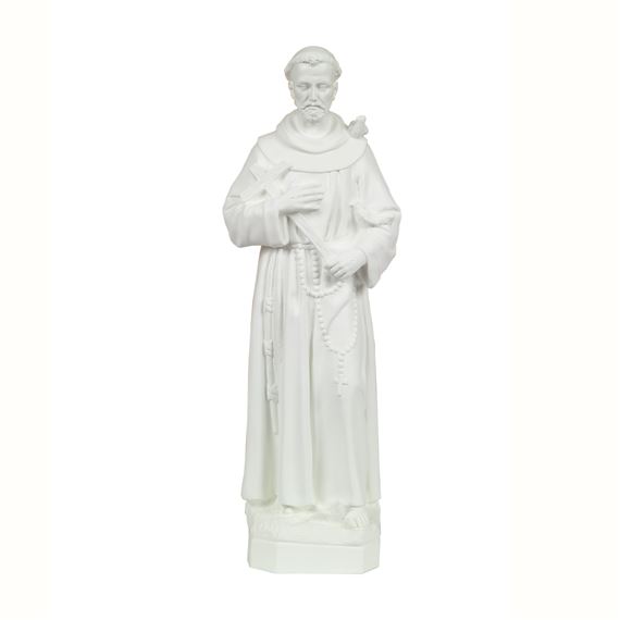 ST. FRANCIS OUTDOOR STATUE - 32" WHITE