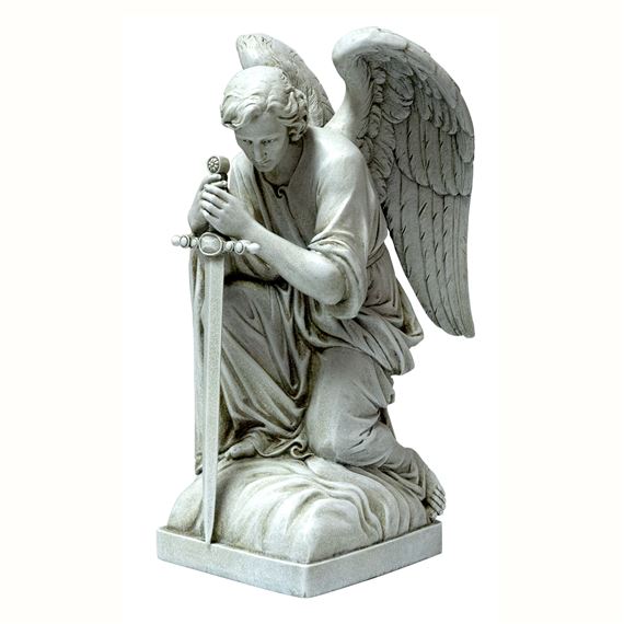 KNEELING ANGEL STATUE - 13¼”H