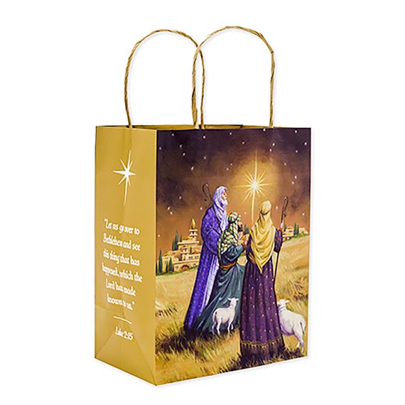 CHRISTMAS GIFT BAG - SHEPHERDS
