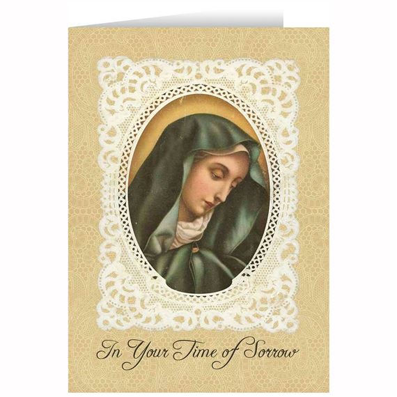 IN YOUR TIME OF SORROW GREETING CARD