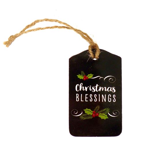 CHRISTMAS BLESSINGS GIFT TAG
