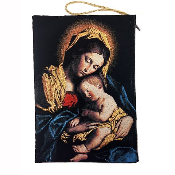 TAPESTRY BIBLE/TABLET CASE - MADONNA AND CHILD