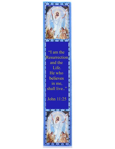 RESURRECTION WITH ANGELS - TAPESTRY BOOKMARK