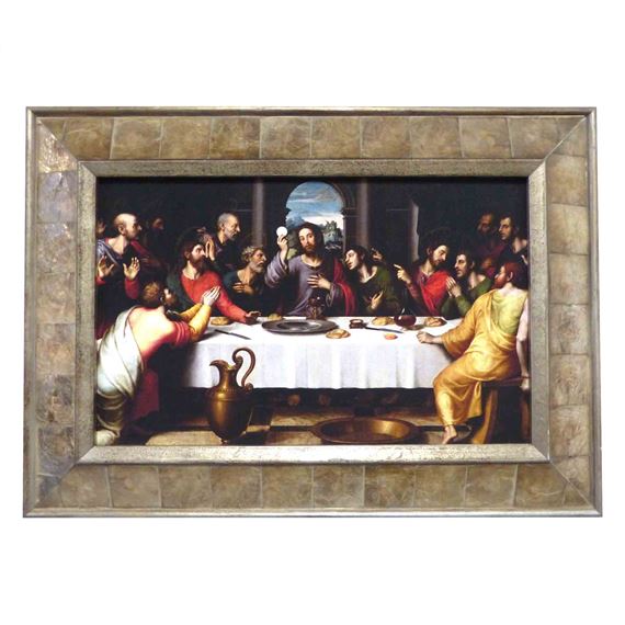THE LAST SUPPER - JUAN DE JUANES (21 5/8” x 14 3/4”)