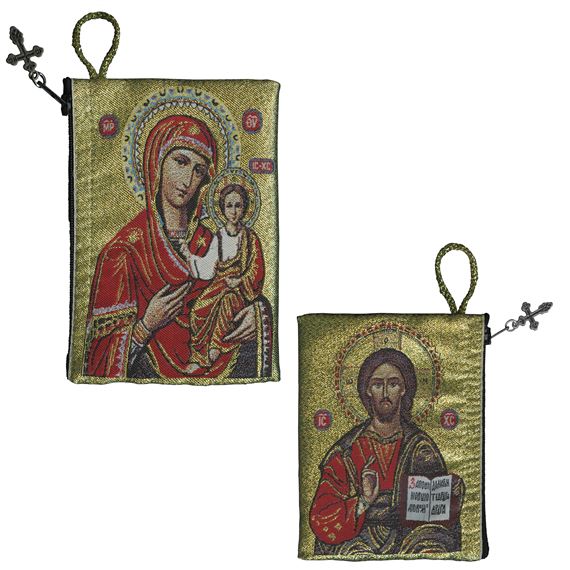 VIRGIN OF SMOLENSK ICON - ROSARY POUCH