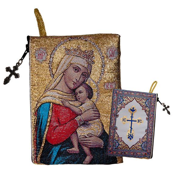 VIRGIN OF HOPE - ICON ROSARY POUCH