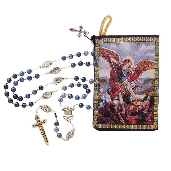 EWTN WARRIOR'S ROSARY & ST. MICHAEL ROSARY POUCH