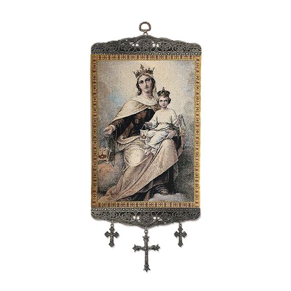 OUR LADY OF MT. CARMEL TAPESTRY WALL HANGING