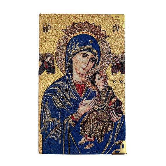 OUR LADY OF PERPETUAL HELP POCKET-SIZE TAPESTRY NOTEBOOK