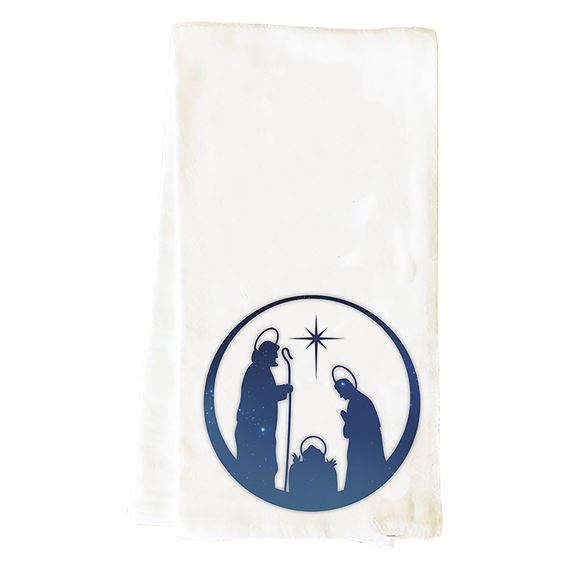 VINTAGE NATIVITY - TEA TOWEL