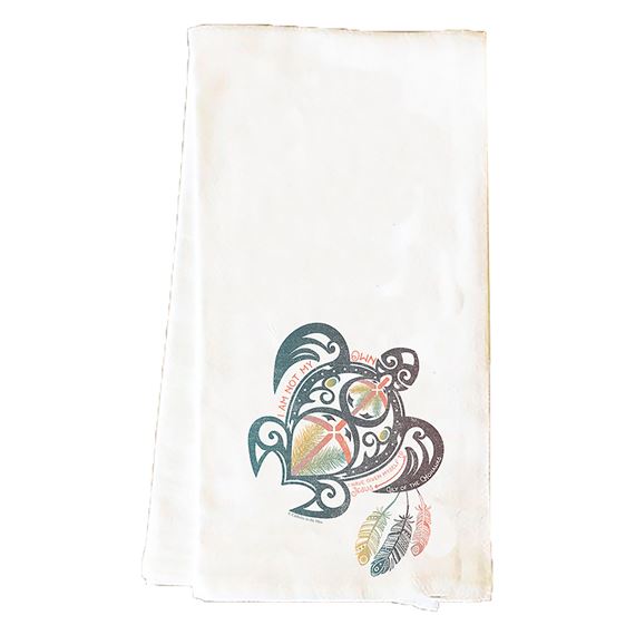 ST. KATERI QUOTE TURTLE - TEA TOWEL