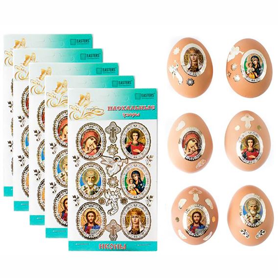 EASTER ICON STICKERS - 5 SHEETS