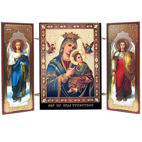 OUR LADY OF PERPETUAL HELP  ICON TRIPTYCH