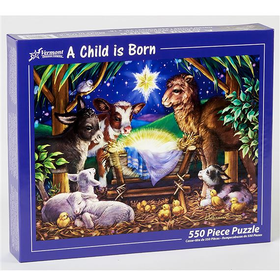 A CHILD IS BORN 550 PC. JIGSAW PUZZLE