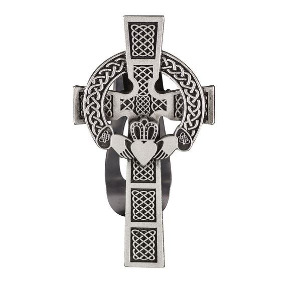 CLADDAGH CROSS - VISOR CLIP